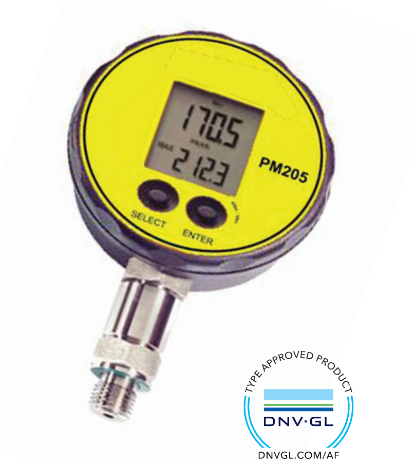 Cyfrowy miernik ciśnienia PM205